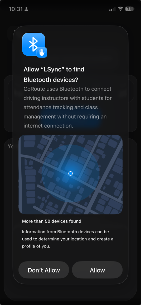 Bluetooth Permission